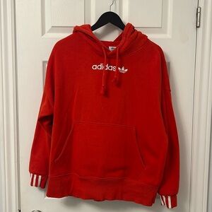 Adidas Originals Red Hoodie (Large)